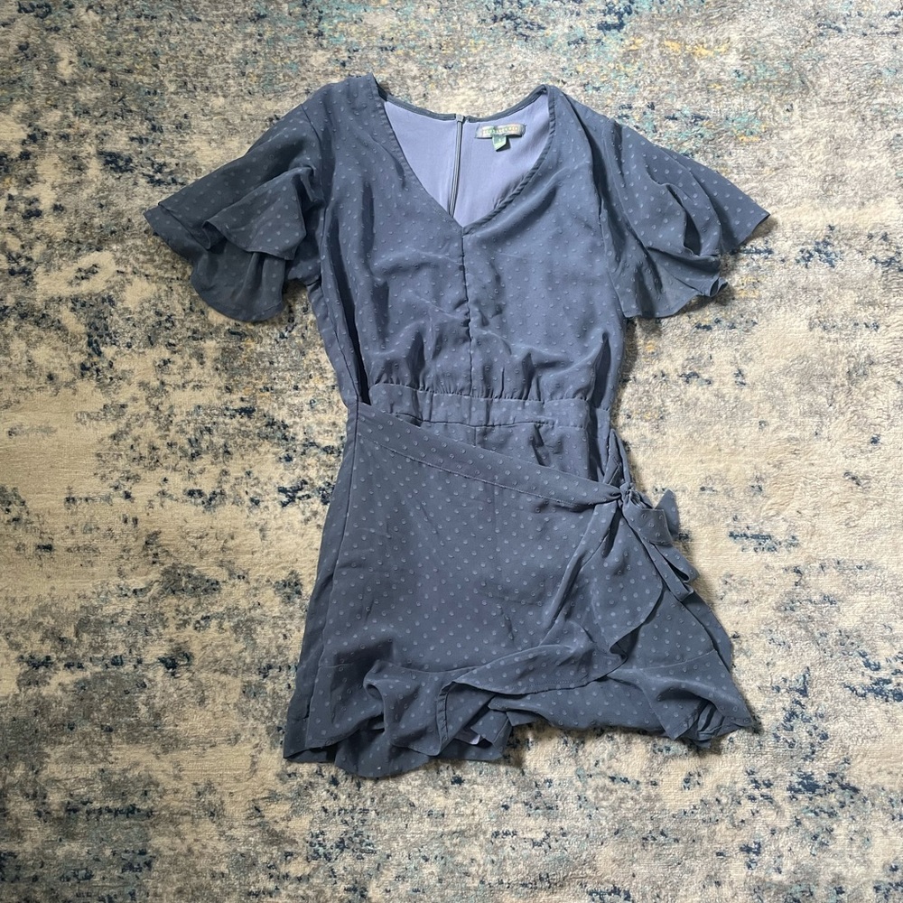 Blue Good Luck Gem romper